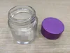 Baby Jeeter Jar Pre-roll Botella de vidrio Tanque de contenedor sellado a prueba de humedad Para Tabaco Almacenamiento de hierbas secas Tapa de hilo de plástico Fumar E-cigarrillo Vape Accesorios