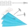 Bakeware Tools 42Pcs Cake Decorating Kit Baking Supplies Icing Tips Pastry Bags Smoother Piping Nozzles Coupler Flower