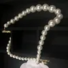 Party Gunst 33cm verstelbare ketting klassieke mode Pearl choker 7 cm C met gestempelde bruiloft bruidsmeisje cadeau320t