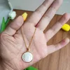 Подвесные ожерелья высококачественная natustral sacred heart grace Grace Mother жемчужное ожерелье Гвадалупе крест для дара