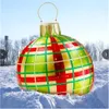 60 cm kerstballen boomdecoratie cadeau geen batterij Xmas hristmas voor huis buiten PVC opblaasbaar speelgoed
