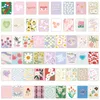 52st Ins Pink Fresh Flower Poster Stickers Kawaii Girls Decals Diy Phone Stationery Scrapbook Bike Guitar Sticker