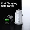 Type C Car Chargers PD Fast Charging Phone Adapter Charger For iPhone 13 12 14 Xiaomi Samsung Mini USB C Adapters 3.1A