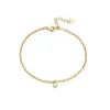 Pulseira de luxo coreana para mulheres Presente de casamento Color dourado 925 Siliaque Bracelets Bangles Bangles Jóias 021