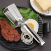 Set di utensili per il pane per barbecue in acciaio inossidabile Pinza per barbecue Antiaderente Bistecca fritta Pesce Pala Morsetto Morsetto per carne da cucina ZXF23