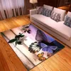 Mattor Nordisk stil Creative Butterfly Series för vardagsrum hem sovrum område mattor och matta soffbord matt barn spelar matta
