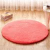 Carpets Lamb Velvet Round Carpet Fitness Yoga Mat Room Living Bedside Rug Absorbent Non-slip Blanket Fashion Plush
