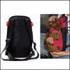 Transportador de cachorro suprimentos de estima￧￣o portadores de c￣es viagens vermelhas viajando de mochila macia de backpy ao ar livre chihuahua c￣es pequenos c￣es shoder saco de ma￧aneta s m l dh5x9