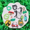 Wholesale 100pcs PVC Golf Ground Ground هذه هي الطريقة التي نقوم بها بتشمير سيارة Clip Sandals Buckle Sharms Boys Girls Decorations for Button Clog Backpack