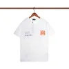 magliette da uomo firmate Tshirt Amirs Felpe con cappuccio Maglioni2024 nuovo marchio di moda Emil T-shirt manica corta da uomo e da donna stessa lettera colorata in casual D0LI AR9N