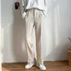 Pantaloni da uomo Uomo Casual Zipper Suit Pantaloni Pantaloni Harajuku All-match Coreano Baggy Elastico Dritto Gamba Larga W1958