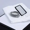 роскошные дизайнерские ювелирные изделия мужские Lovers Ring модные классические Snake Ring дизайнеры Мужские и женские кольца Стерлингового серебра 925 пробы в стиле хип-хоп с коробкой