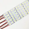 Strisce 50m LED Doppia linea Striscia rigida Barra luminosa 12v 168pcs LED/M 5630/5730 Banco gioielli