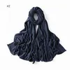 Scarves Shawls 2022 New Elegant Plain Color Small Polka Dot Stretchy Lace Muslim Hijab Shawls Scarv