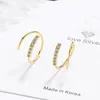 Hoop Earrings Trendy Wavy Twist For Women Simple Cartilage Piercing Accessory Small Huggie Female Hoops Jewelry