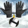 Guantes de esquí Invierno Impermeable Ciclismo Guante Pantalla táctil Deportes Esquí Camping Tiro Montar Dedo completo Fleece Mitten Hombres Mujeres L221017