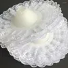 Headpieces 22cm DIY Wedding Bridal Bouquet Holder Crochet Hollow Out Scalloped Lace Holding