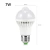 9W 12W 18W PIR Motion Sensor Light E27 Detector LED Bulb Lamp Stair Hallway Pathway Corridor Night Lighting