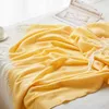 Blanket Soft Wool Knitted Blanket Summer Quilt Wavy Herringbone Fringe for Sofa Bed Blanket Bedspread R230616