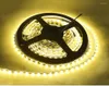 Strips LED Strip Lichte smalle breedte 5 mm koel wit 6000-6500K geel 16.4ft/5m 600 LEDS 12V 24V SMD 2835 Flexibele tape