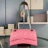 Crush Hourglass Bags Frauen Designer Handtaschen Pünktlichkeit Öl Wachs Schale Kette Tasche Mode Hardware Briefe Niete Magnetische Schließkörpertaschen Weiche Ziegenlederfutter