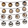 Strings 3.0m LED String Light Hollow Battery Operated Halloween Witch Bat Ghost Festival Glowing Party Supplies