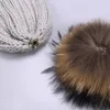 Hats Scarves Gloves Sets Parent-Child Caps Cute Infant Baby Pompon Winter Hat Scarf Real Natural Fur Ball Mother Kids Warm Knitted Beanies