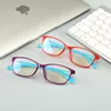 Montature per occhiali da sole Montature per occhiali anti luce blu Occhiali da gioco per computer da donna Occhiali da vista vintage con lenti trasparenti quadrate