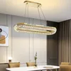 Hangende lampen led leidingbare licht kristallen plafond kroonluchters voor woonkamer slaapkamer keuken hangende ophanging luminaire