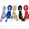 3 em 1 Cabos de telefone magnéticos linha carregador 2A Nylon Fast Cording Cord Tipo C Fio de cabo Micro USB para Samsung S21