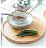 Plakalar Yaratıcı Japon tarzı basit masif ahşap serisi kauçuk palet kahvaltı tepsisi disk kare meyve plakası