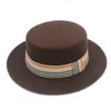 Feanie/crânio Caps Mulheres homens lã Homburgo Fedora Hat Lady Gentleman Winter Autum Jazz Church Boater Panamá Top Caps Bom pacote Tamanho 56-58cm T221013