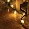 Strängar hem barn sovrum trädgård semester belysning dekoration simulering vinrose led sagas sträng ljus för bröllop valentin fest