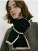 Sciarpe 2022 sciarpa qinghe in cashmere a maglia liscia di alta qualità per donna uomo