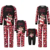 عائلة مطابقة الملابس عيد الميلاد بيجاماس عيد الميلاد PJS ملابس النوم اللطيفة ملابس العطلة 220914