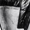 ブーツファッション女性冬の本物のレザーニーハイブーツジッパーローヒールスノーレディースファーカジュアルフラットシューズブラックプラスサイズ
