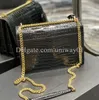 Donna borsetta da donna borsetta borsetta originale in pelle frizione catena spalla a tracolla designer di lusso