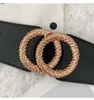 Cintura di abbigliamento decorativo per le donne Abito abbinata Abito abbinata semplice e versatile Clinge elastico cinture elastiche in stile europeo e americano