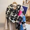Scarves Luxury Brand Digner Scarf Double-Sided Shawl Women Ladi Winter Thick Warm Cashmere Scarf Women