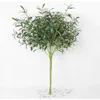 الزهور الزخرفية 95-110 سم شجرة كبيرة الاصطناعية الخضراء الأوراق الزيتون فرع الفاكهة المزيفة نبات الزفاف غرفة المعيشة المنزل الديكور حديقة