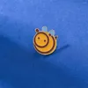 Brooches Harong Funny Small Bee Enamel Pin Cute Rose Gold Color Round Animal Brooch For Badge Collectors