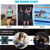 Treinadores Núcleo Treinadores Abdominais Estimulador Elétrico Muscular Abdominal EMS Trainer Toner Abdômen Estimulação Muscular Abs Equipamentos de Fitness Fo