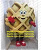 Gaufre JM Smucker Wafer mascotte Costume adulte personnage de dessin animé tenue Costume dépliant Distribution Performance sociale zx490