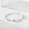 990 Sterling zilveren kralen armbanden slangenketen ronde kraal voor vrouwen retro bruiloftsfeest Wild Christmas Gifts Fashion Jewelry 013