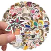 100 pièces mignon hérisson animaux autocollants pour enfants adolescents vinyle autocollant étanche pour ordinateur portable pare-chocs planche à roulettes bouteilles d'eau ordinateur téléphone GT042