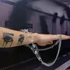 Choker akrylowy kpop splicing damskie łańcuch naszyjnika gotycka biżuteria punkowa i naszyjniki do akcesoriów mody Goth