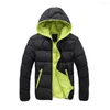 Men's Down Stylish Winter Coat All Match Hooded Casual Men Jacket