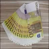 Andere festliche Partyversorgungslieferungen Film Nachtclub Realistisches gefälschtes Kopie Geld Die meisten 200euros Bank Bank für 21 Play Paper Prop Collection b dhnly