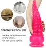 Itens de beleza Anal Toys sexy ENORME Plug Octopus Sucker Butt For Men Mulheres Dildos Massagem da próstata grande butplug