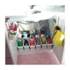 Кухонный организатор холодильник Регулируемый хранение корзины контейнер выдвижной пластиковый ящик для спасения.